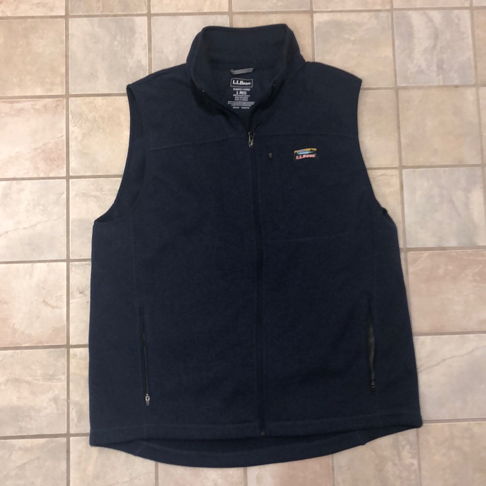 L.L Bean men’s fleece vest size Large